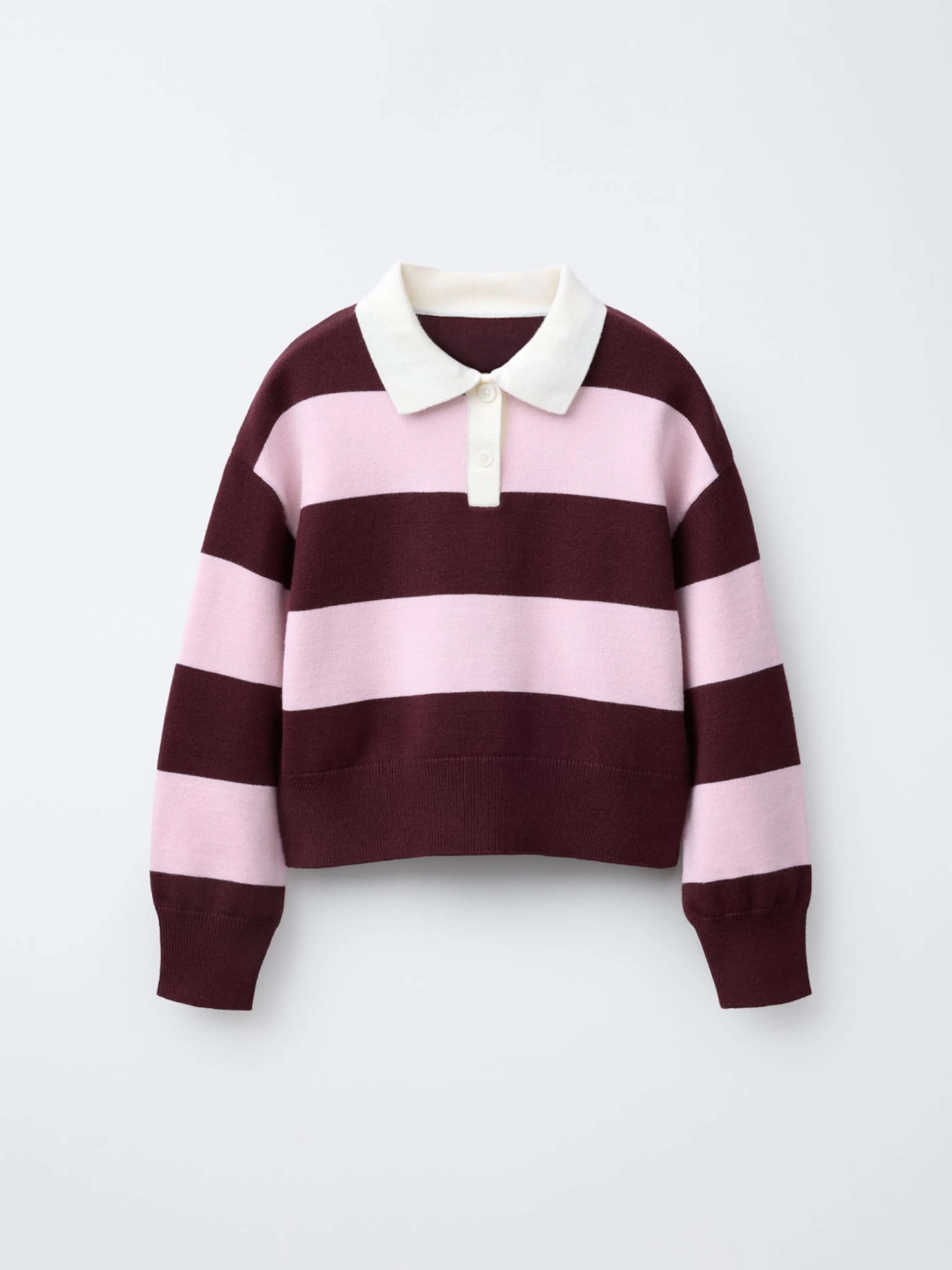 Stripe Polo Pink - Stripe polo pink - PBL-1047