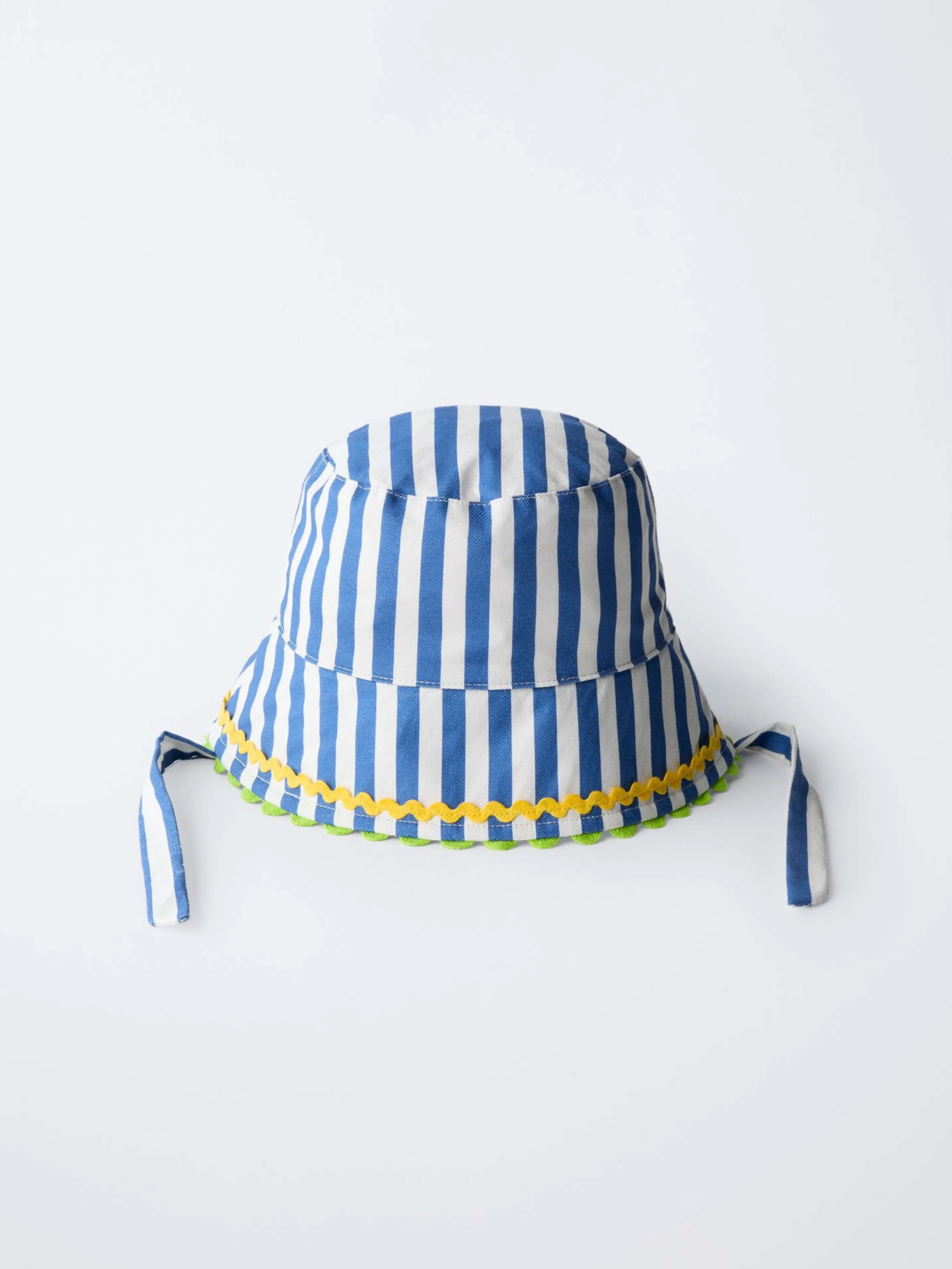Stripe Sun Hat - Stripe sun hat 4 - PBL-1007